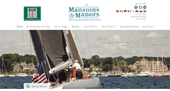 Desktop Screenshot of mansionsandmanors.com