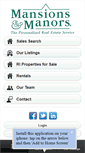 Mobile Screenshot of mansionsandmanors.com